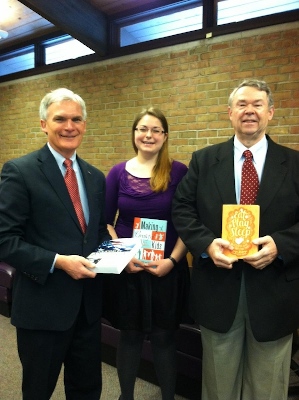 Bob Latta, Susan, and Mayor Bowman