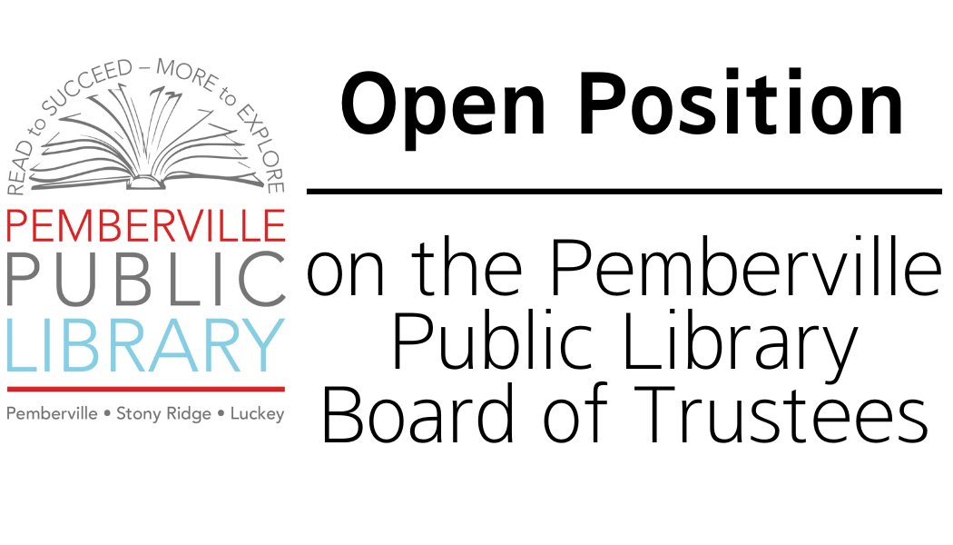 Open Position on the Pemberville Public Library Board of Trustees