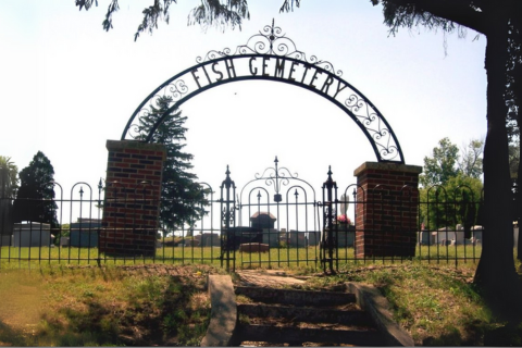 Entrance to Fish Cemetery