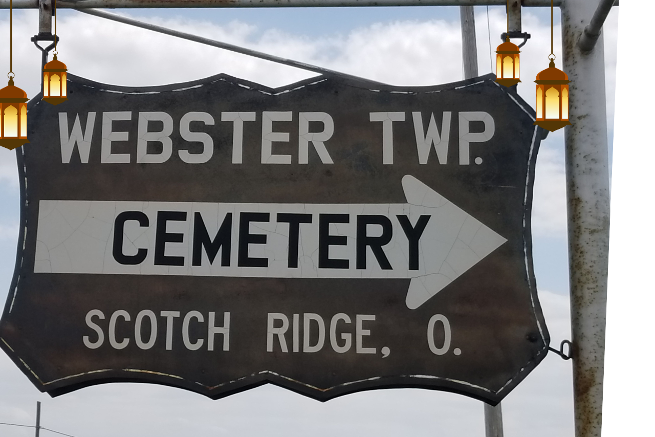 Entrance to Webster Township Cemetery