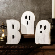 wooden blocks shaped into the word "Boo"